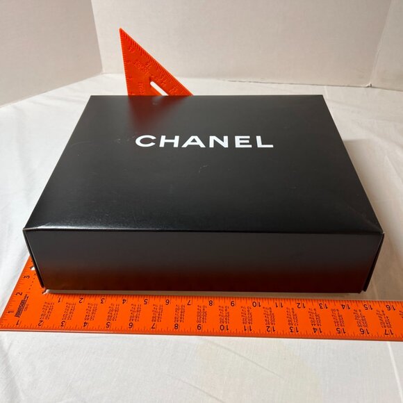 Chanel Three Empty Boxes Bundle Black Small Sunglasses Medium Large Boots - Picture 8 of 16
